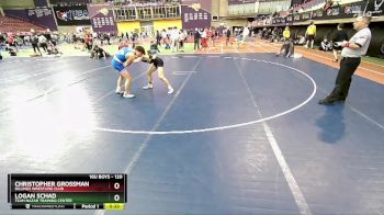 120 lbs Cons. Round 4 - Logan Schad, Team Nazar Training Center vs Christopher Grossman, Billings Wrestling Club