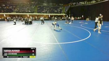 90 lbs Semifinal - Karson Wuebker, Sebolt Wrestling Academy vs Ace Cochrane, Iowa