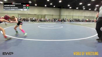 60 lbs Rr Rnd 2 - Autumn Brigge, MOJO K-6 vs Kadence McDowell, SOTM Little