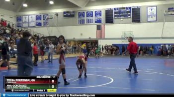 111 lbs Quarterfinal - Tessa Fortenbaugh, Canyon HS vs Ava Gonzalez, Los Alamitos High School