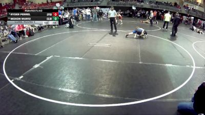 95 lbs Cons. Round 4 - Ryder Perrel, St Paul Youth Wrestling vs Moxon Wurtz, Central City JR. Wrestling