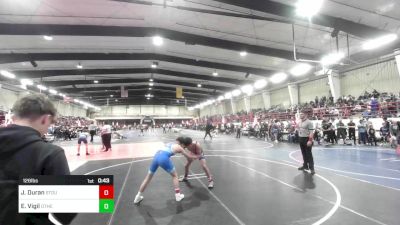 126 lbs Consi Of 4 - Juaquin Duran, Stout Wr Acd vs Ethan Vigil, Other Team