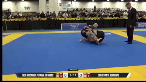 Jonathan P. Borrows vs Igor Mocaiber Peralva De Mello 2025 World IBJJF Jiu-Jitsu No-Gi Championship