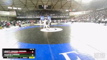 Girls 3A/4A 235 Cons. Round 5 - Jenisty Ongosia-Weggen, Lincoln (Tacoma) (Girls) vs Madisyn Cardens, Skyview (Girls)