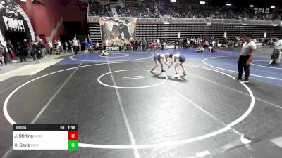 106 lbs Quarterfinal - Jacob Stirling, Camel Kids WC vs Howie Gayle, Bozeman WC