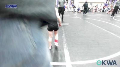46 lbs Consi Of 16 #1 - Maxim Langford, ARDMORE TAKEDOWN CLUB vs Piper Schadegg, Skiatook Youth Wrestling