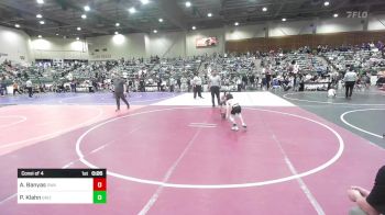 58 lbs Consi Of 4 - Anthony Banyas, Swamp Monsters WC vs Preston Klahn, Grizzly Express WC