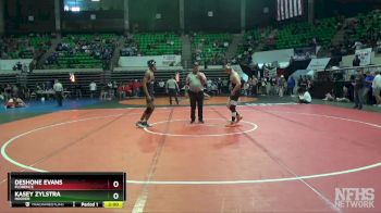 7A 165 lbs Champ. Round 1 - DeShone Evans, Florence vs Kasey Zylstra, Hoover
