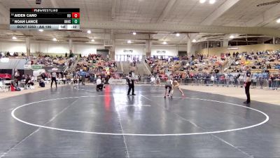 AA 106 lbs Cons. Round 2 - Noah Lance, Knoxville Halls High School vs Aiden Cano, Rossview High School