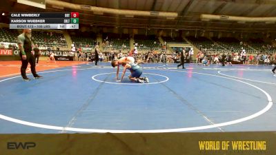 108 lbs Consolation - Cale Wimberly, Beebe Trained Wrestling vs Karson Wuebker, Sebolt Wrestling Academy