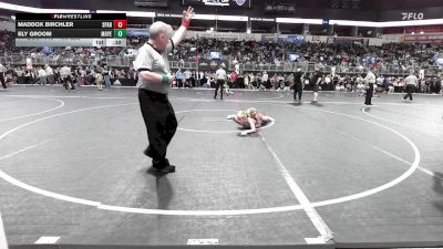 100 lbs Quarterfinal - Maddox Birchler, Sparta Jr Bulldogs vs Ely Groom, Moyer Elite