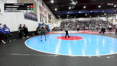 120 Boys Champ. Round 2 - Edwin Sierra, Poway vs Logan Barrera, Ramona