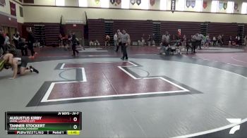 JV-7 lbs 5th Place Match - Tanner Stockert, Cedar Rapids Kennedy vs Augustus Kirby, Union, LaPorte City