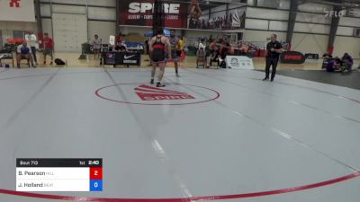 77 kg Consi Of 16 #2 - Breagan Pearson, Hilltopper Wrestling Club vs Jordan Holland, Beat The Streets Cleveland