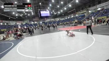 78 lbs 5th Place - Benjamin Meyer, Mile High WC vs Brekston Conry, Pomona Elite