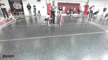 37 lbs Rr Rnd 3 - Owen Harader, Ponca City Wildcat Wrestling vs TITUS JAUREGUI, Tonkawa Takedown Club