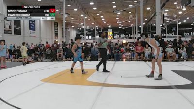 120 lbs Semifinal - Jonah Heilala, Shore Thing WC - MS vs Ryan Rodriguez, Ruthless - MS