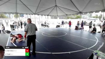 123 lbs Final - Anabelle Serratos, Wolf Pack WC vs Isabella Frost, California Grapplers