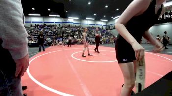 102 lbs Rr Rnd 3 - Khloie Hooper, Choctaw Ironman Youth Wrestling vs Brailyn Schroeder, Kingfisher YellowJackets