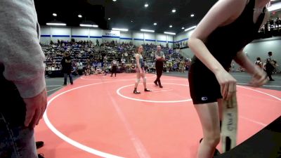 102 lbs Rr Rnd 3 - Khloie Hooper, Choctaw Ironman Youth Wrestling vs Brailyn Schroeder, Kingfisher YellowJackets