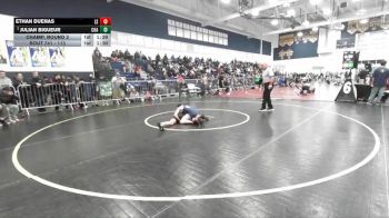 113 lbs Champ. Round 3 - Julian Bigueur, Chaparral vs Ethan Duenas, La Serna