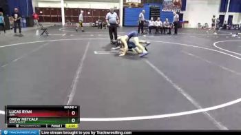 122 lbs Round 4 - Lucas Ryan, AWA vs Drew Metcalf, North Scott