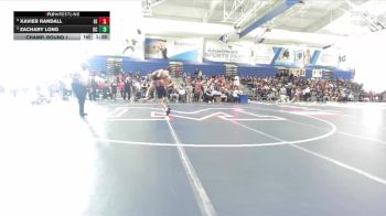 126 lbs Champ. Round 1 - Zachary Long, Garden City vs Xavier Randall, Gardner Edgerton