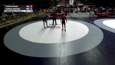 113 lbs Quarters - Elham Hashimi, Tri Valley Elite Wrestling Club vs Gabriel Martinez, Vacaville High School Wrestling