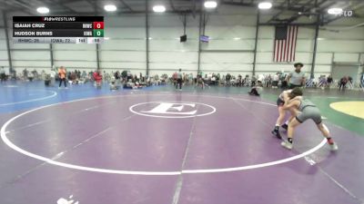 72 lbs Round 4 (1:30pm Friday) - Hudson Burns, Iowa Black vs Isaiah Cruz, Rough House W.C.