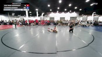 75 lbs Cole Train Vanderwerff, Wisconsin vs Channing Bowman, Oklahoma Red