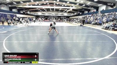 184 lbs Cons. Round 3 - Nathan Kovalcik, Messiah vs Dave Giulian, The College Of New Jersey