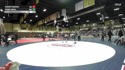 144 lbs Cons. Round 2 - Robert Magana, Cabrillo vs Fares Nofal, Corona Del Mar