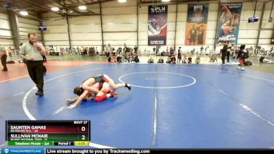 100 lbs Rd# 10- 4:00pm Saturday Final Pool - Saunten Gamas, No Escape W.A. vs Sullivan Mcnair, NCWAY National Team