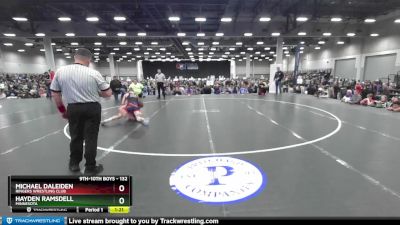 132 lbs Champ. Round 2 - Michael Daleiden, Ringers Wrestling Club vs Hayden Ramsdell, Minnesota