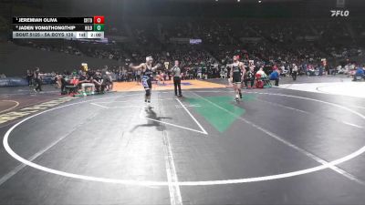 5A Boys 126 lbs Quarterfinal - Jeremiah Oliva, Crater Boys vs Jaden Vongthongthip, Hillsboro Boys
