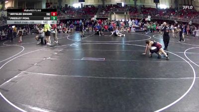 126 lbs Round 2 - Presley Pohl, Grand Island Legacy Girls Wrestling Club vs Brynlee Swank, Valentine Wrestling Club