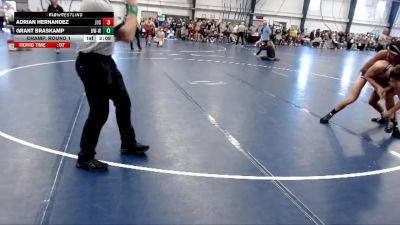 Silver 141 lbs Champ. Round 1 - Adrian Hernandez, Joliet Junior College vs Grant Braskamp, Wisconsin-Whitewater