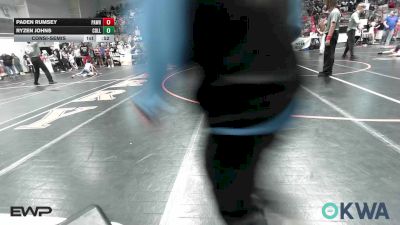 70-73 lbs Consolation - Paden Rumsey, Pawhuska Elks Takedown vs Ryzen Johns, Collinsville Cardinal Youth Wrestling