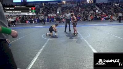 110 lbs Cons. Round 1 - Cogan Schilling, Goodland WC vs Jax Reed, Tiger