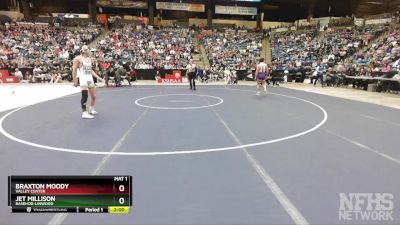 5A - 113 lbs 1st Place Match - Braxton Moody, Valley Center vs Jet Millison, Basehor-Linwood