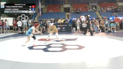 95 lbs Champ. Rd Of 64 - Kaila Robles Rials, California vs Audrey Layman, New Mexico