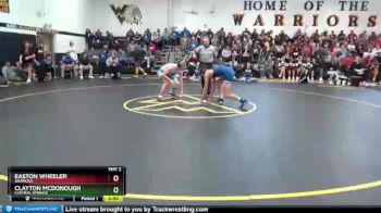 138 lbs Semifinal - Clayton McDonough, Central Springs vs Easton Wheeler, Anamosa