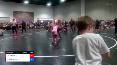 110/119 Semifinal - Olivia Gibson, Florida vs Vanessa Whitelock, Trident Wrestling Club