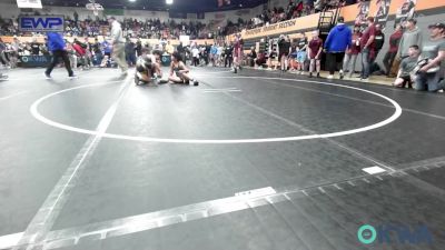 110 lbs Quarterfinal - Beau Reeder, Husky Wrestling Club vs Kanyon Fryar, Choctaw Ironman Youth Wrestling