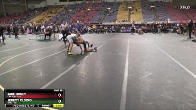 184 lbs Finals (2 Team) - Jeremy Olszko, Ohio vs Jake Honey, Cal Poly