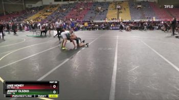 184 lbs Finals (2 Team) - Jeremy Olszko, Ohio vs Jake Honey, Cal Poly