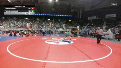 3A-144 lbs Champ. Round 1 - Taiden Hunt, Buffalo vs Landon Jones, Lander Valley