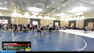 160 lbs Quarterfinal - Keen Wilson, Sublime Wrestling Academy vs River Von Haden, Monticello