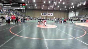 105 lbs Cons. Round 5 - Emmi Casias, Pine Creek vs Nylley Miller, Hinton