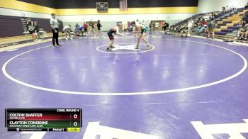 132 lbs Cons. Round 4 - Clayton Considine, Halstead Wrestling Club vs Colton Shaffer, Moyer Elite